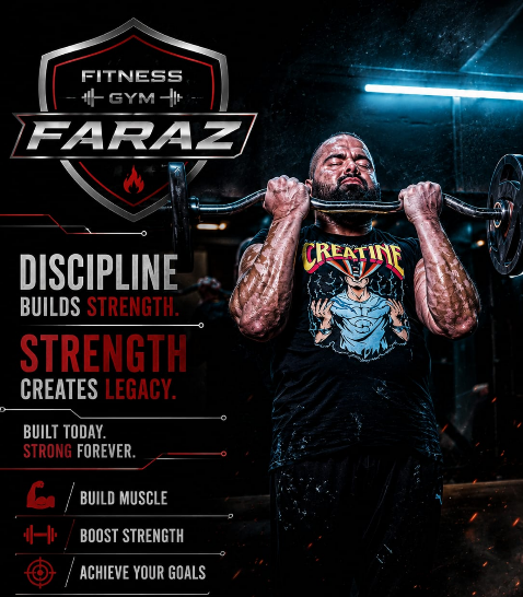 Fitness With Faraz - Discipline builds strength